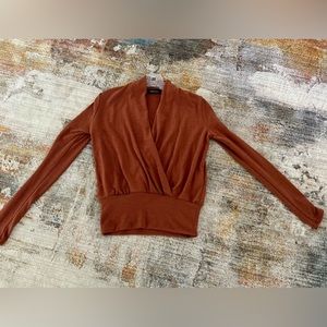 Beautiful fall sweater! Burnt Orange!